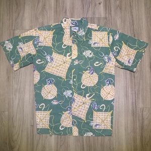 Vintage Reyn Spooner Hawaiian Fish Shirt